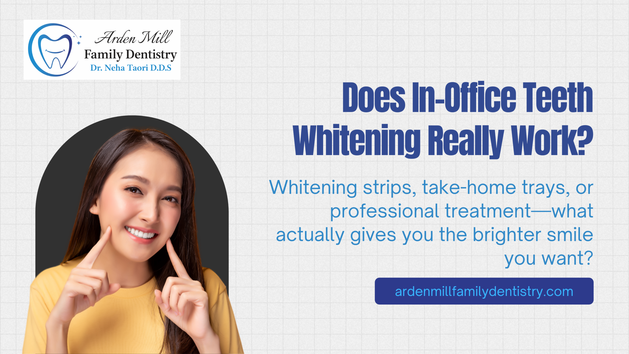 Opalescence Boost in-office teeth whitening offer at Arden Mill Family Dentistry in Fort Mill, SC.